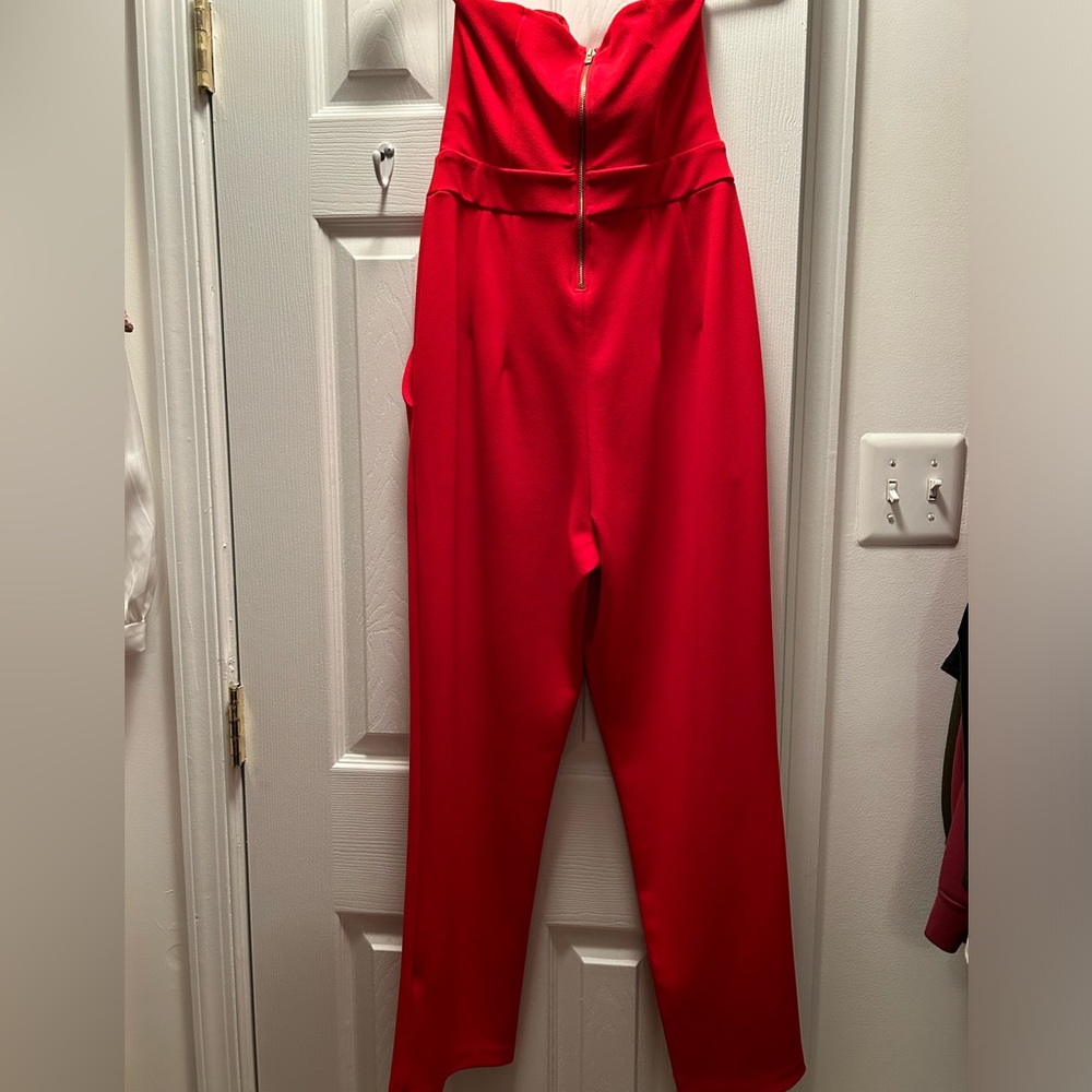 Express Red Size 4 Jumpsuit